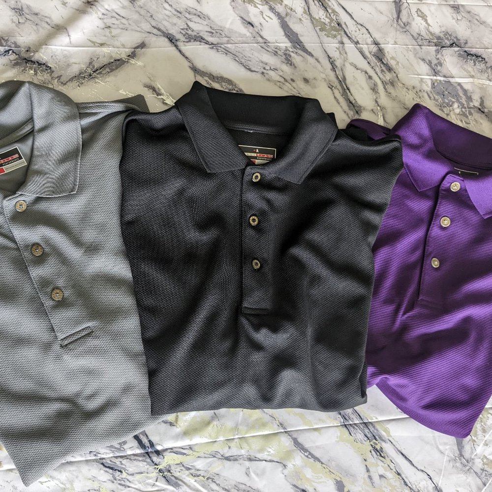3 Men's Polo Bundle Lot